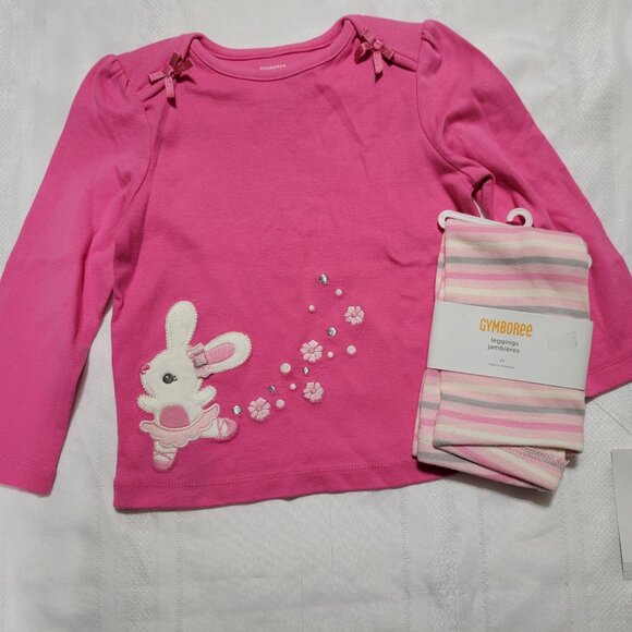 Gymboree Glamour Ballerina 2T NWT Leggings & shirt. Mixed Bin Z33 - Picture 2 of 4